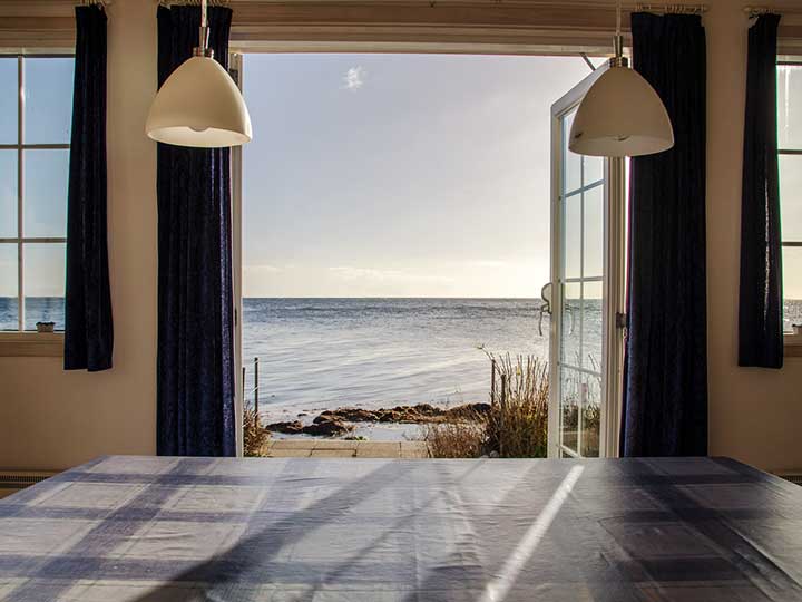 ausblick aus dem bungalow