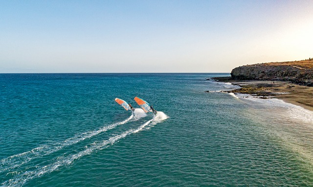windsurfing auf skolarkap